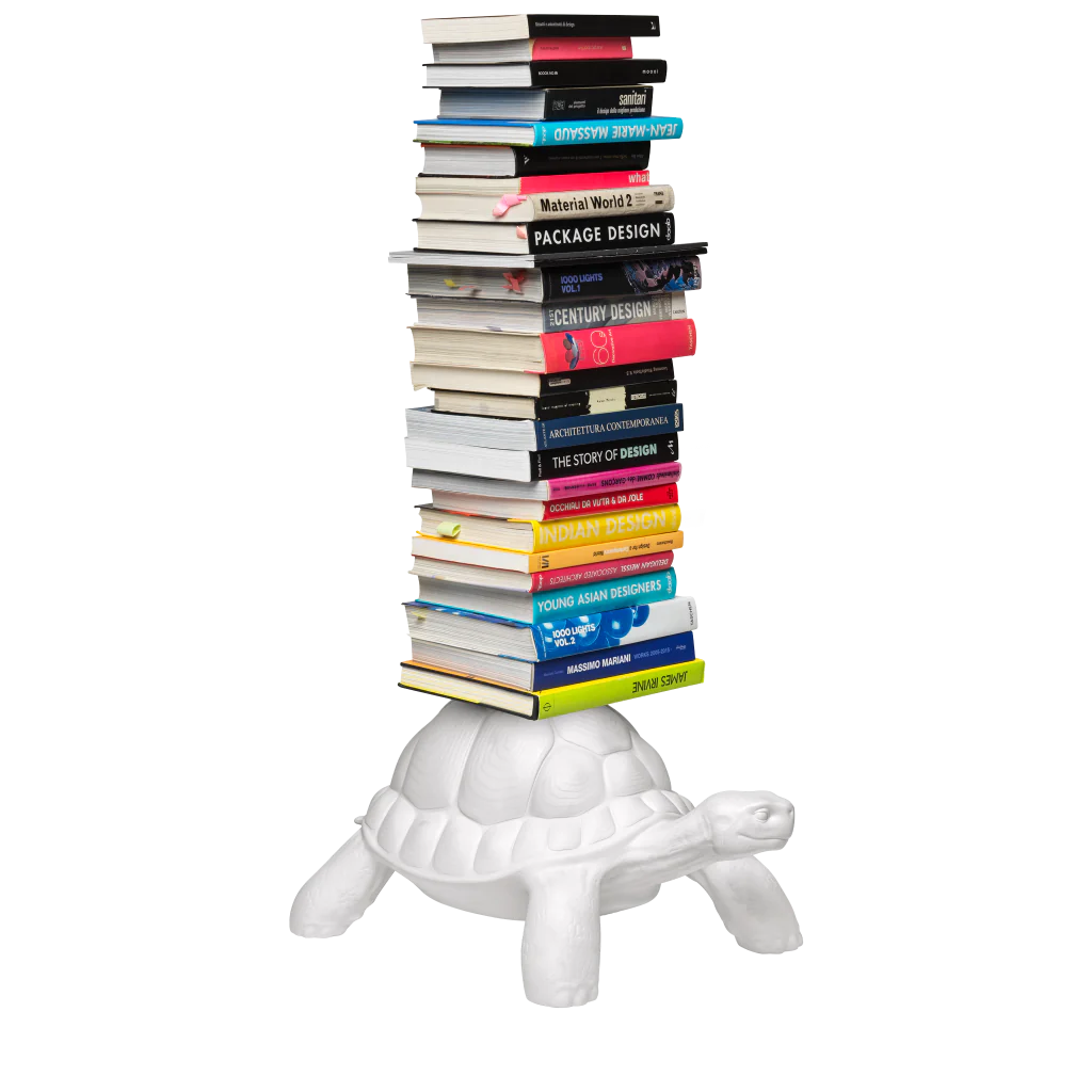 QEEBOO Turtle Carry Bookcase - Dove Grey