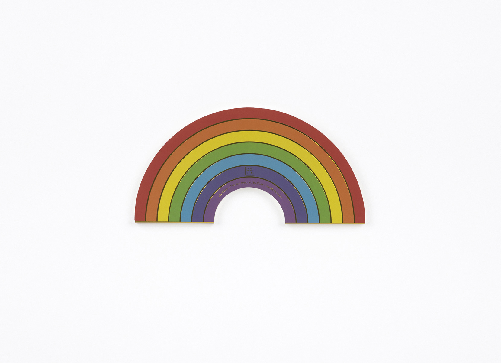 DOIY Oversized Rainbow Notebook