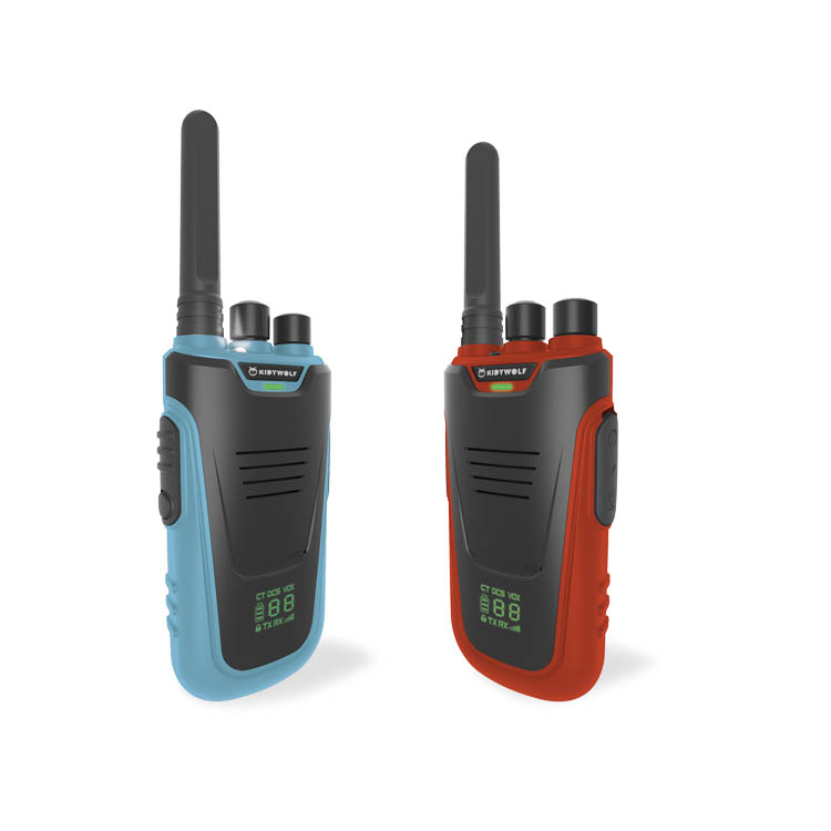 KIDYWOLF Σετ walkie talkies KIDYTALK - Μπλε & Κόκκινο