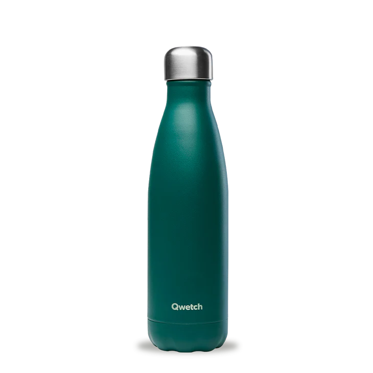 QWETCH Insulated stainless steel bottle - Matt - Emerald green - 0,5L Qwetch